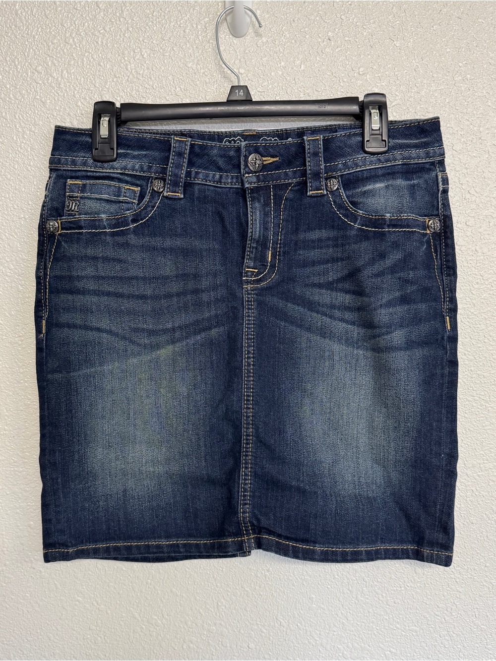 Miss Me Size 29 Signature Mid Denim Jean Skirt